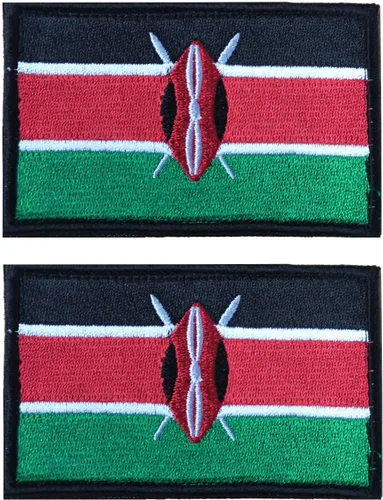 Vista 28 de 2 unidades AliPlus Parches de bandera de Afganistán bordados, parches tácticos militares de moral con gancho y bucle