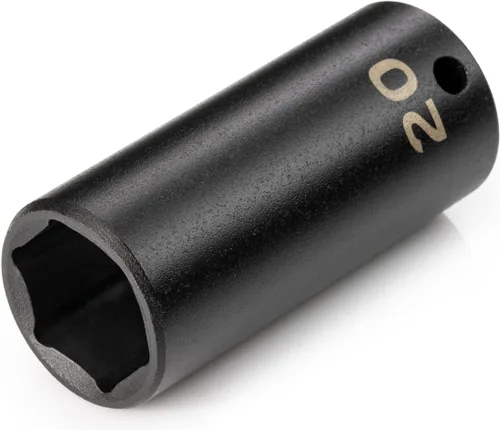 Vista 46 de TEKTON Zócalo de impacto de 6 puntos de 1 pulgada de profundidad de 3/8 pulgadas x 1 pulgada SID13025