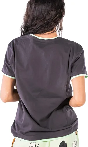 Vista 2 de Lazy One Pijamas para mujer, lindos pantalones de pijama para perros y gatos y parte superior separada