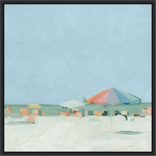 Vista 15 de Amanti Art Lienzo enmarcado para pared, 16 x 16 pulgadas, paleta de verano II por Emma Scarvey, lienzo enmarcado para pared, obras de arte