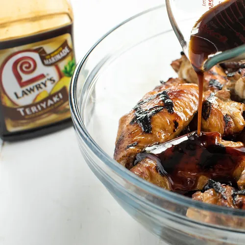 Vista 8 de Lawry's Teriyaki con adobo de jugo de piña, 12 fl oz