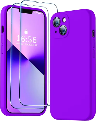 Vista 50 de BossKiss Funda compatible con iPhone 13 Pro, silicona de alta calidad mejorada [protección de cámara] [2 protectores de pantalla]