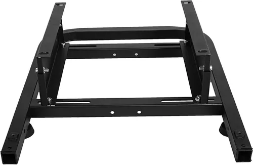 Vista 8 de Marada Soporte de asiento trasero de carreras, soporte de medio asiento trasero para soportes de volante a cabina de simulador de carreras, soporte