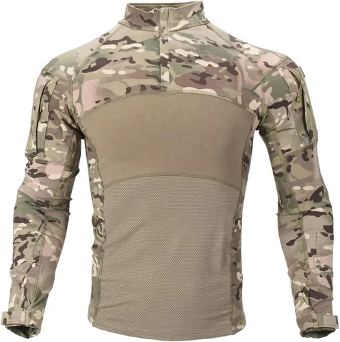 Vista 2 de SINAIRSOFT Camisa táctica militar de combate para hombre