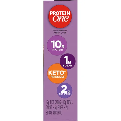 Vista 6 de Protein One Barras de proteína de 90 calorías, chocolate con mantequilla de maní, aptas para Keto, 5 unidades, 4.8 onzas