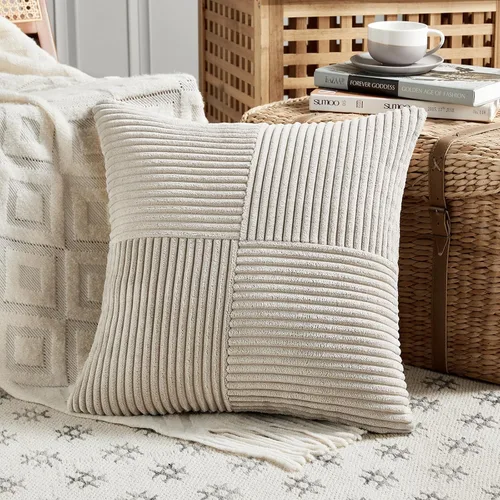 Vista 26 de Fancy Homi - Paquete de 2 fundas de almohada decorativas de color verde oliva pequeñas de 12 x 12 pulgadas para sala de estar, sofá, cama