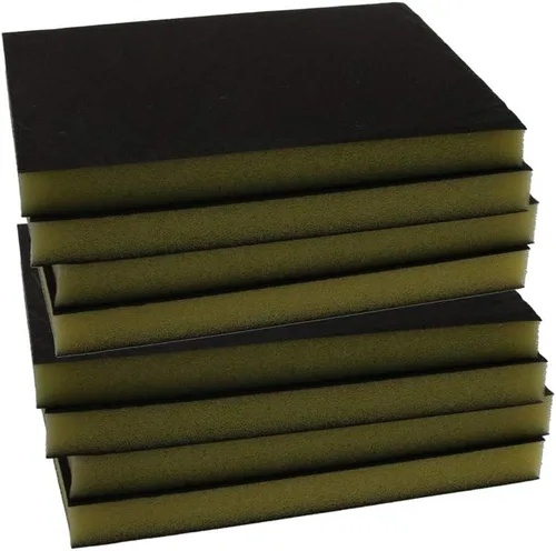 Vista 33 de Utoolmart Bloques de lijado de esponja de lijado, esponja de papel de lija húmedo y seco de grano 80, kit de esponja de arena lavable y 4 piezas