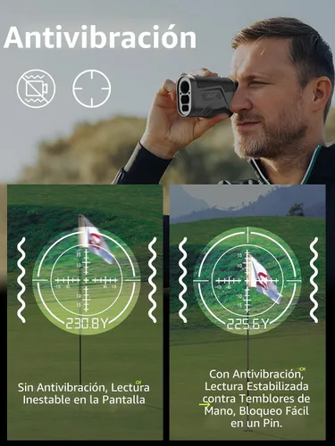 Vista 2 de Acer Gadget Golf Rangefinder with Slope On/Off, 800/1200Yards, Golf Gifts