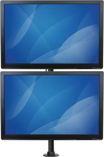 Vista 5 de StarTech Brazo de monitor dual para montaje vertical de escritorio - para monitores de 13 a 27 - Ajustable - Abrazadera de escritorio/montaje