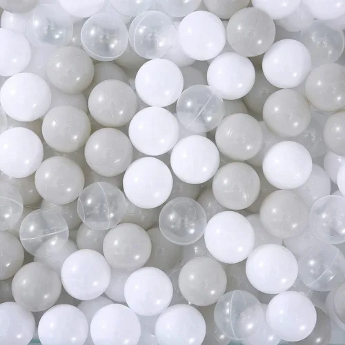 Vista 9 de Paquete de 100 pelotas para piscina de bolas - Bolas de plástico a prueba de aplastamiento y libres de BPA para carpa, casa de juegos, juguete