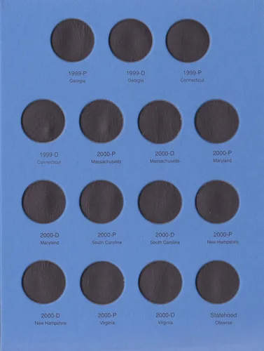 Vista 4 de No 9038, 0-307-09038-8, 1988-2000 WASHINGTON QUARTER Whitman 43 COIN ÁLBUM #7/70