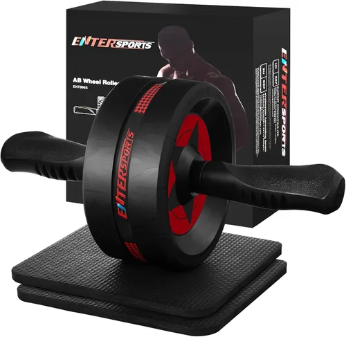 Vista 8 de Ab Roller Wheel for Abs Workout with 2 Knee Pads for Home Gym