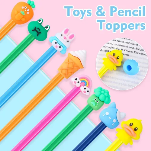 Vista 5 de 100 paquetes de cápsulas para máquina expendedora de bolas de goma con lindos juguetes de dibujos animados en miniatura, cápsulas pequeñas rellenas