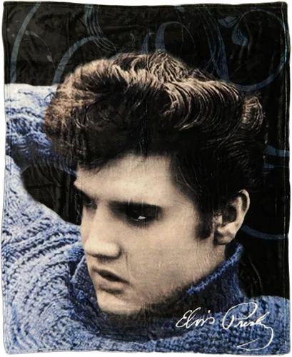 Vista 6 de Elvis Presley 1968 Comeback Special - Manta de Forro Polar - Forro Polar Coral Súper Suave - 50" x 60" - Comodidad Lujosa y Tamaño Generoso