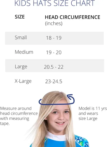 Vista 4 de SunBusters - Gorro reversible para niños, protección solar UPF 50+