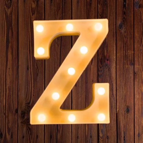 Vista 89 de Ulalaza Letrero de luz LED en blanco y negro, 2 letras AA alimentadas por batería para boda, fiesta de cumpleaños, lámpara de Navidad, luz nocturna