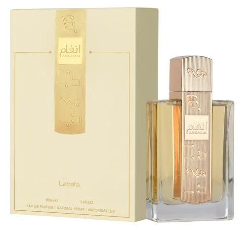 Vista 2 de Lattafa Angham - Perfume de cítricos, lavanda, almizcle, ámbar y vainilla - Eau de Parfum de larga duración para unisex, 3.40 onzas / 100 ml