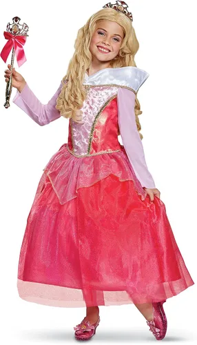 Vista 3 de Sleeping Beauty Aurora Deluxe Girls Costume