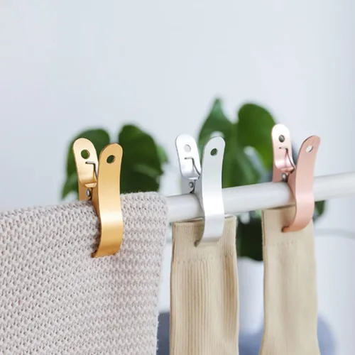 Vista 5 de Zerodeko Clips de alta resistencia, 2 clips para toallas de playa, resistentes al viento, abrazaderas de edredón de aleación de aluminio, clips