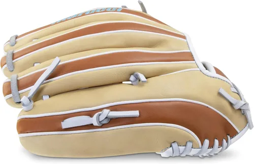 Vista 3 de MARUCCI Acadia Fastpitch Glove Series, 45A5 - Lanzador trenzado de 12 pulgadas para mano izquierda