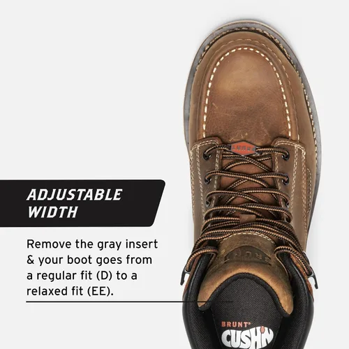 Vista 5 de BRUNT Marin Welted (Comp Toe) - Men's - Waterproof Safety Toe Wedge Work Boot - Goodyear Welt Construction - EH & ESR Rated - Oil & Slip Resistant