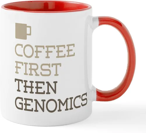 Vista 8 de CafePress Coffee Then Genomics Mugs 11 oz (325 ml) Ceramic Coffee Mug