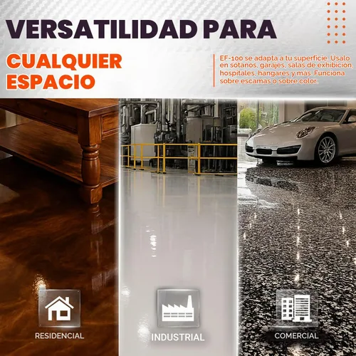 Vista 3 de Everflow MPC - Kit de revestimiento de resina epoxi transparente, 3 galones