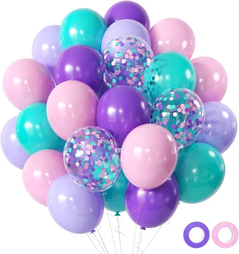 Vista 15 de Globos de látex para fiesta de Halloween de 12 pulgadas con confeti para celebración, fiesta, bar, aniversario, decoración, color negro, naranja