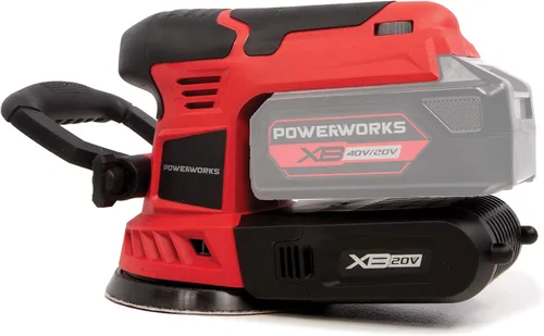 Vista 2 de Powerworks Taladro con/sin batería, Lijadora orbital, OSG304.
