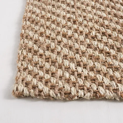 Vista 3 de SAFAVIEH Natural Fiber Collection - Alfombra decorativa de 2 x 3 pies, natural, hecha a mano, sisal sólido y yute, ideal para zonas de alto tráfico