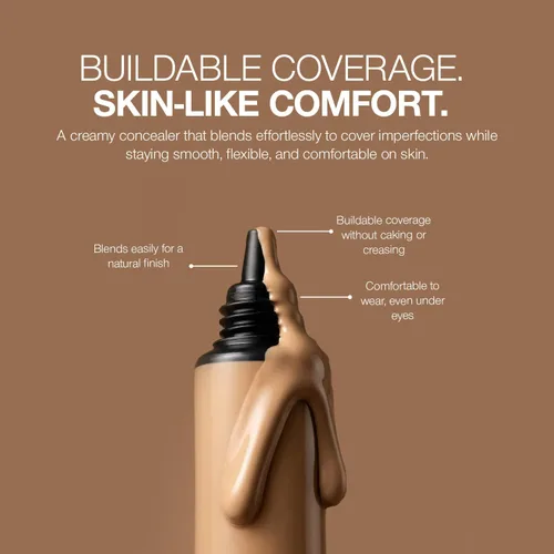 Vista 3 de Palladio Corrector de cobertura completa – Fórmula cremosa para rostro y debajo de los ojos, disfraza ojeras, manchas, líneas finas, unifica el tono