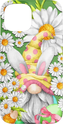 Vista 6 de Funny Easter Gnome Graphic for Women Teachers and Daisy Mom Case for iPhone 17