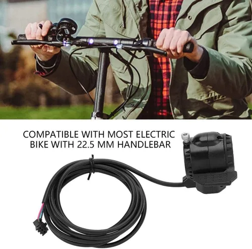 Vista 9 de Acelerador de pulgar, control de velocidad de acelerador de pulgar de 3 alambres para scooter eléctrico (derecha), acelerador de pulgar de 3 pines