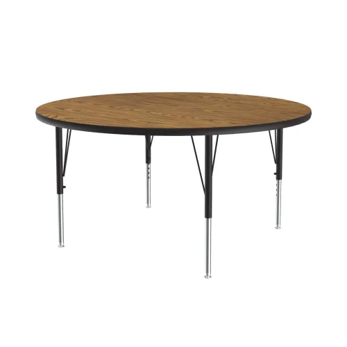 Vista 5 de Correll Mesa de Actividades Rectangular para Aula de 24"x36", Altura Ajustable (19"-29"), Granito Negro Laminado Térmico Fusionado Duradero