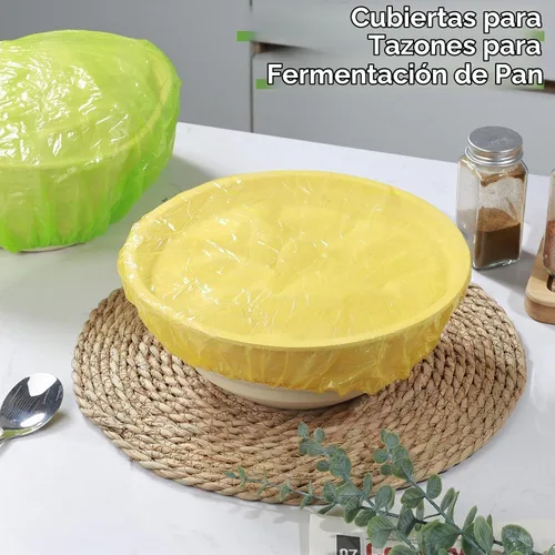 Vista 6 de Mwellewm 60 fundas elásticas para tazones Saran Wrap de plástico