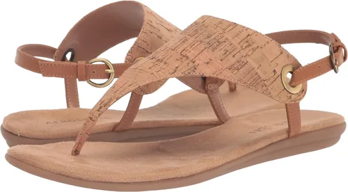 Vista 7 de Aerosoles Sandalia plana para mujer en Conchlusion, Cork Combo, 9 Wide, Combo corcho
