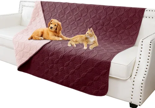 Vista 16 de Manta impermeable para perro, 30 x 30 pulgadas, fundas de sofá para mascotas pequeñas para sofá, silla, cama, protector de muebles de perros
