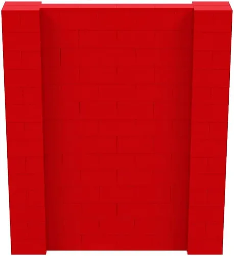 Vista 47 de EverBlock Kit de pared de 5 x 4 pies Bloques de construcción modulares Sistema de pared para edificios, pantallas y estructuras Divisor