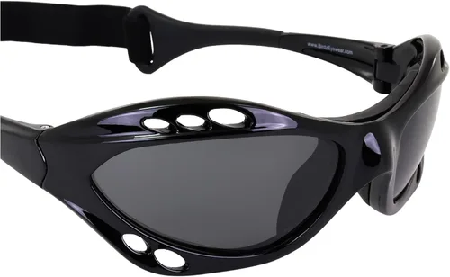 Vista 9 de Birdz Gafas de sol Seahawk polarizadas para moto acuática, gafas deportivas de kite-boarding, surf, kayak, 2 pares de montura negra y montura