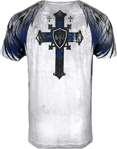 Vista 3 de Xtreme Couture by Affliction Camiseta para hombre Tempest Biker MMA