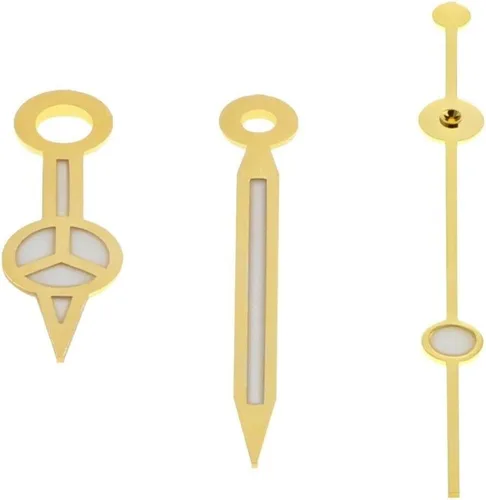 Vista 3 de Ewatchparts Reloj de mano compatible con Omega Seamaster Professional 200M 1538 cuarzo mercede dorado