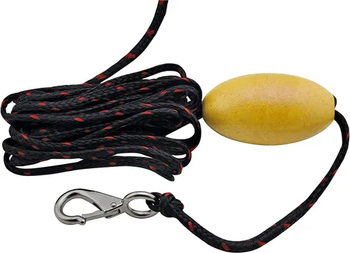Vista 5 de XIALUO Kit de anclaje de kayak plegable portátil (1.5 libras) con cuerda marina de 30 pies