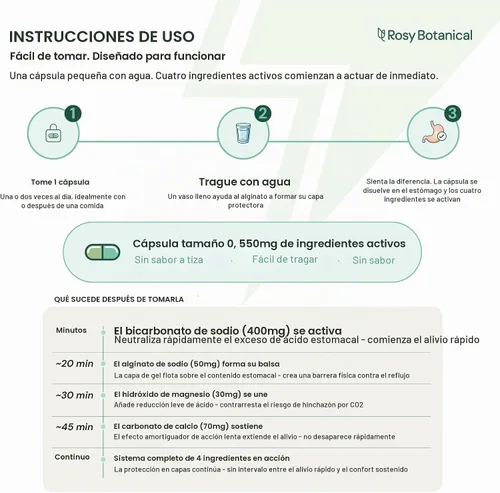 Vista 5 de Cápsulas de bicarbonato de sodio puro para comodidad digestiva y equilibrio