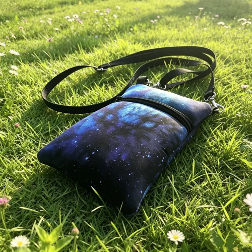 Vista 3 de Wanty Bolsa para teléfono celular, pequeña bolsa cruzada, cartera para teléfono celular con correa para el hombro para mujer