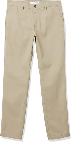 Vista 7 de Tienda Essentials Men's Slim-Fit Wrinkle-Resistant Flat-Front Chino Pant