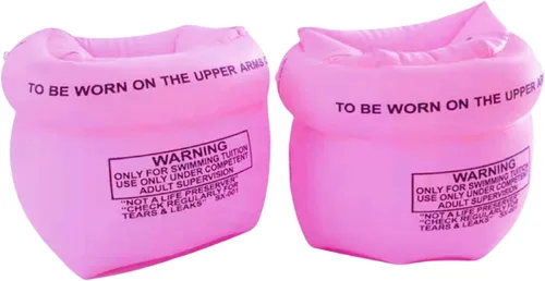 Vista 8 de Paquete de 2 a 4 flotadores de brazo para niños y adultos, flotadores de piscina, anillo de natación inflable, mangas flotantes de PVC para niños
