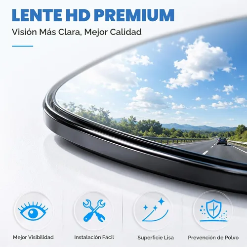 Vista 6 de Espejo calefactable del lado derecho del pasajero para Honda Odyssey 2014 2015 2016 2017 Reemplazo para 76203-TK8-A51 76203-TK8-A41