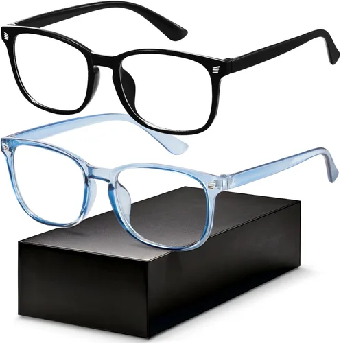 Vista 13 de Gaoye Eyewear Frames for Men - Blue Light Blocking Square Glasses, Anti UV Ray Computer Gaming, Blue Blockers for Women