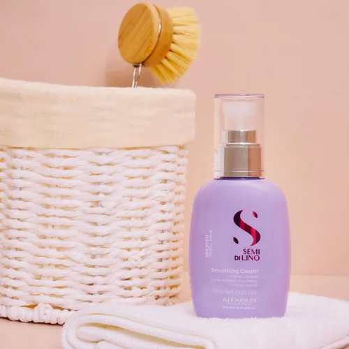 Vista 3 de Alfaparf Milano Crema suavizante Semi di Lino - Control del encrespamiento - Protege del calor y la humedad - Alisa, suaviza e hidrata