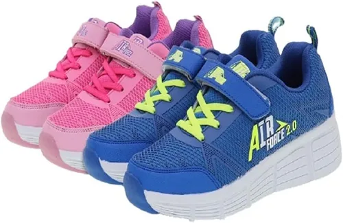 Vista 6 de SDSPEED Zapatos de ruedas para niños y niñas, zapatos de ruedas con ruedas